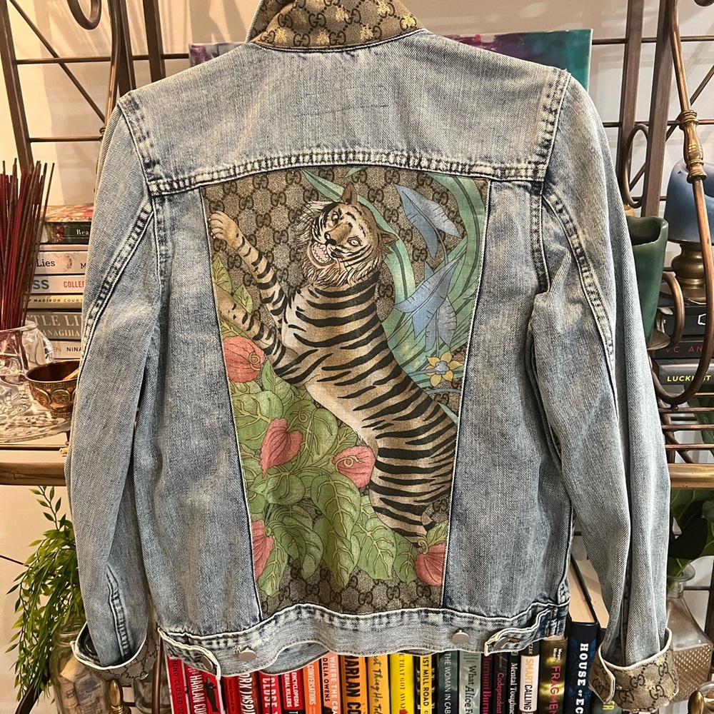 Custom Vintage Silk Gucci Jacket